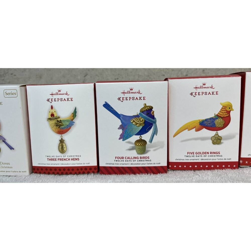 Hallmark Twelve Days Of Christmas Bird Ornaments ~ 2011 - 2016 (1-6) - Picture 3 of 11